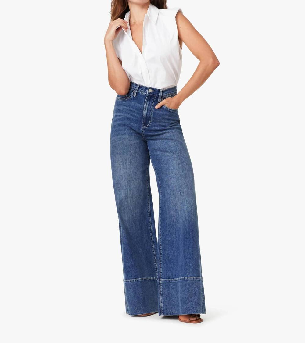 NEW HABITUAL emerson relaxed flare jeans in blue